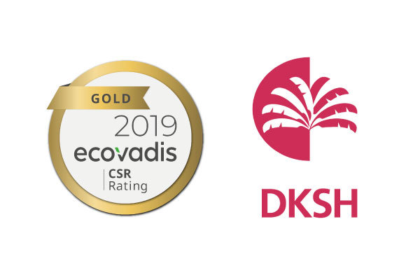DKSH France achieves EcoVadis gold rating for the third consecutive year.