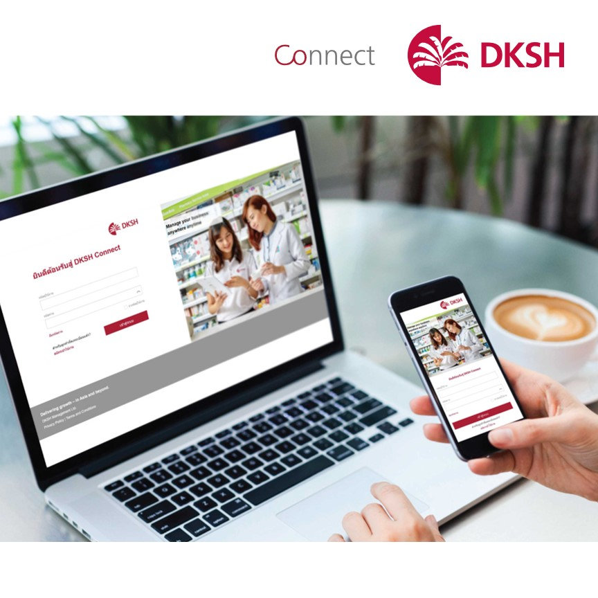 DKSH launches its online platform Connect to facilitate the order process of healthcare products for Thai pharmacies