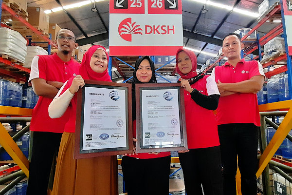 DKSH Indonesia’s Business Unit Performance Materials Attains ISO Certifications for its Quality as well as Environmental Management Systems