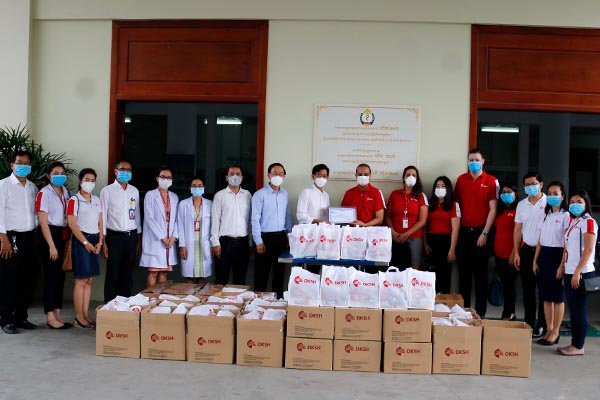 DKSH Cambodia donates essential medical supplies to the Khmer Soviet Friendship Hospital