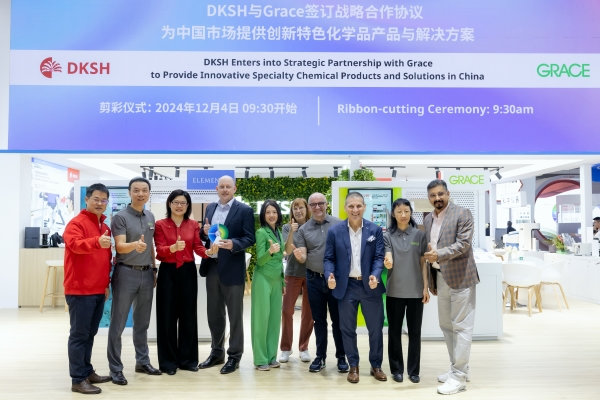 DKSH to Distribute Grace Specialty Chemical Products and Solutions in China
