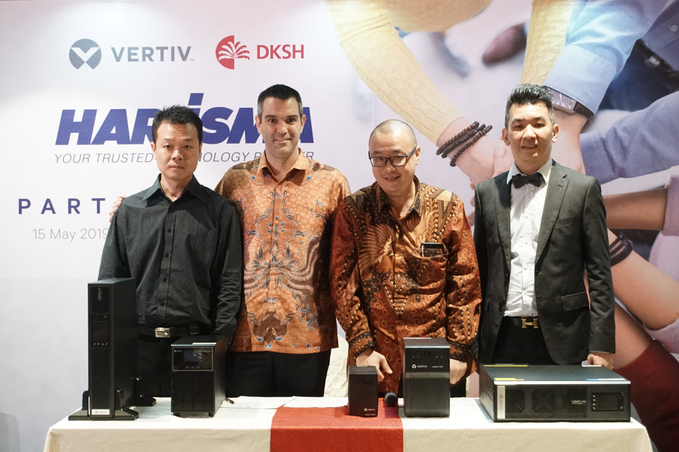 DKSH partners with Harrisma Informatika Jaya to offer Vertiv's uninterruptable power supplies in Indonesia
