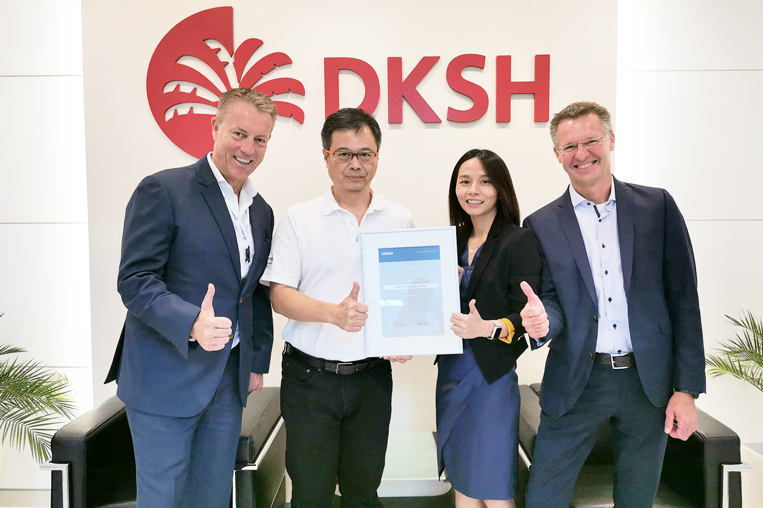 DKSH wins WACKER's “Distributor of the Year 2018” award in Malaysia, Thailand and Vietnam